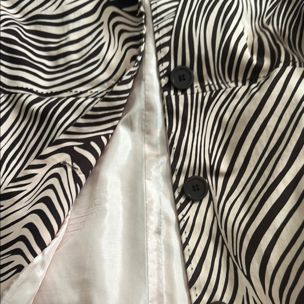 Jade Brown and Pink Trench Coat Elegant Design